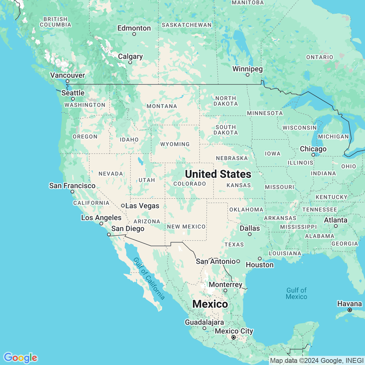 Carte du voyage NEW YORK BIG APPLE