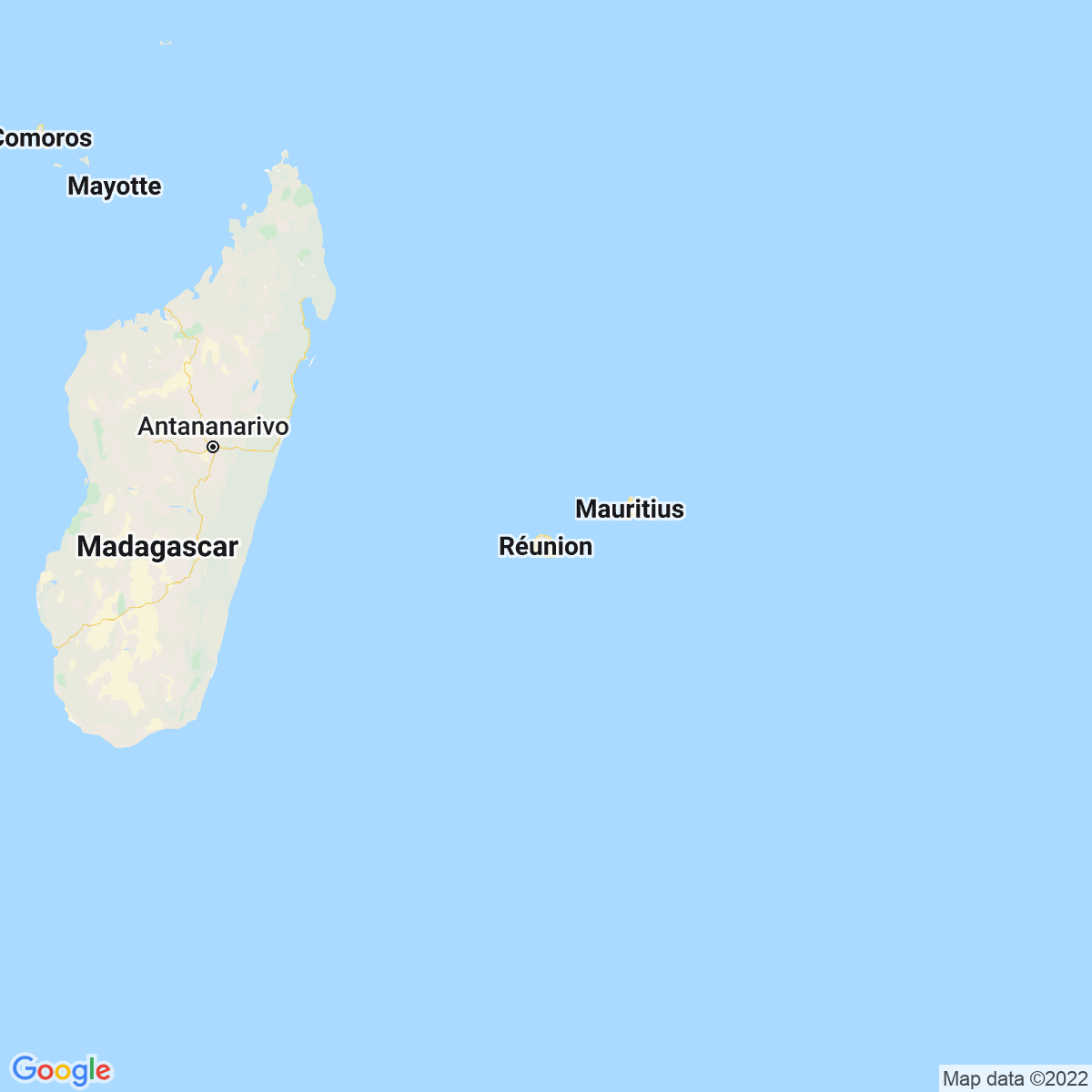 Carte du voyage SÉJOUR CRÉOLE